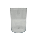 LARGE GLASS CANDLE HOLDER