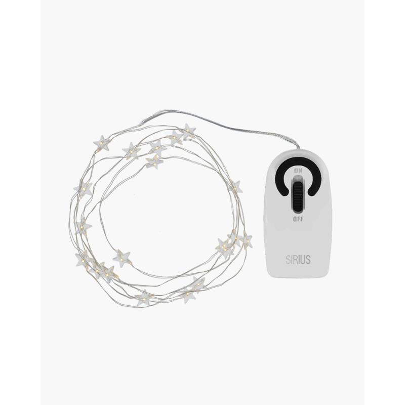 Luzes Led Trille Star Transparente/Prateado