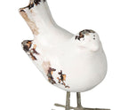 PÁSSAROS BRANCO DE BARRO E FERRO