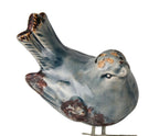 PÁSSAROS AZUL12H14 TERRACOTA+FERRO