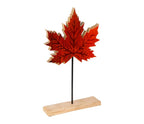 FOLHA DECORATIVA EM MADEIRA 26.5X7XH46