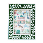Moldura de resina (3,5" X 5,5") - Verde