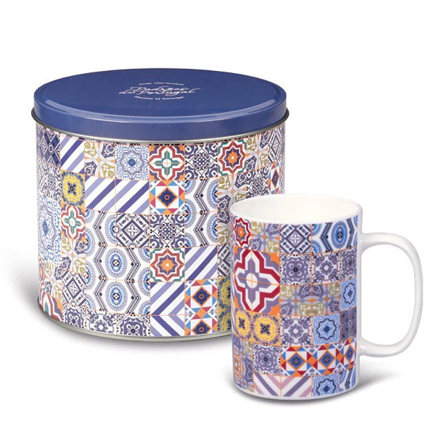 CANECA+LATA LENÇOS NAMORADOS PADROES DE PORTUGAL