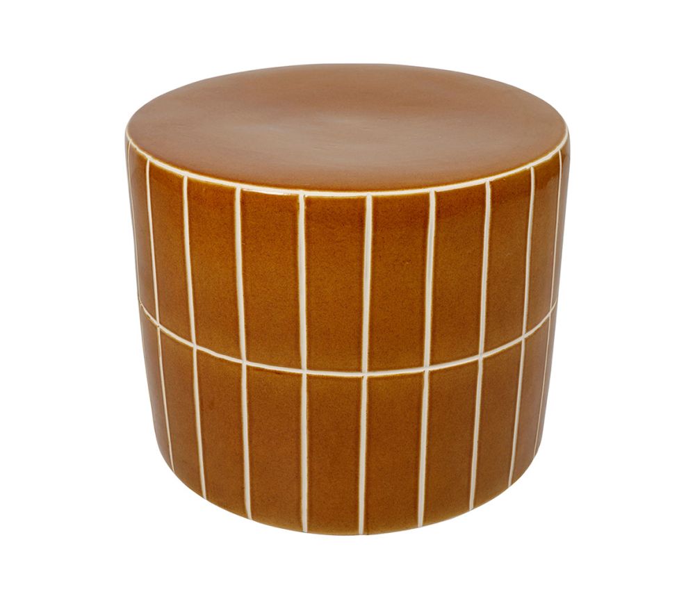 MESA DE CENTRO KAROZ AMARELO MOSTARDA D423XH34 CERÂMICA