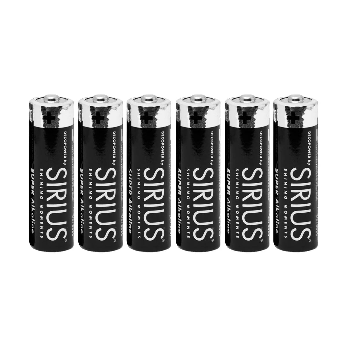 Pilhas AA Sirius 6 PCs.