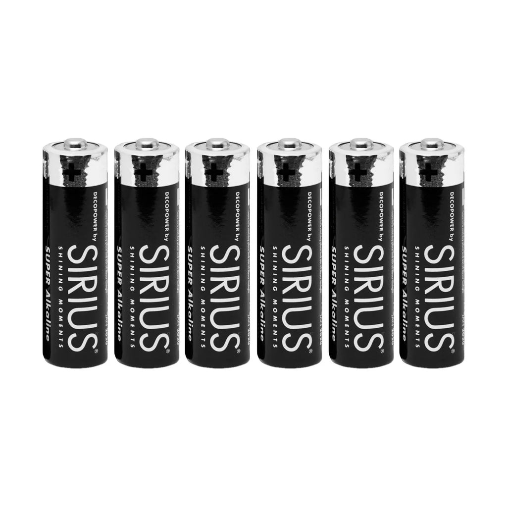 Baterias AAA Sirius 6 PCs.