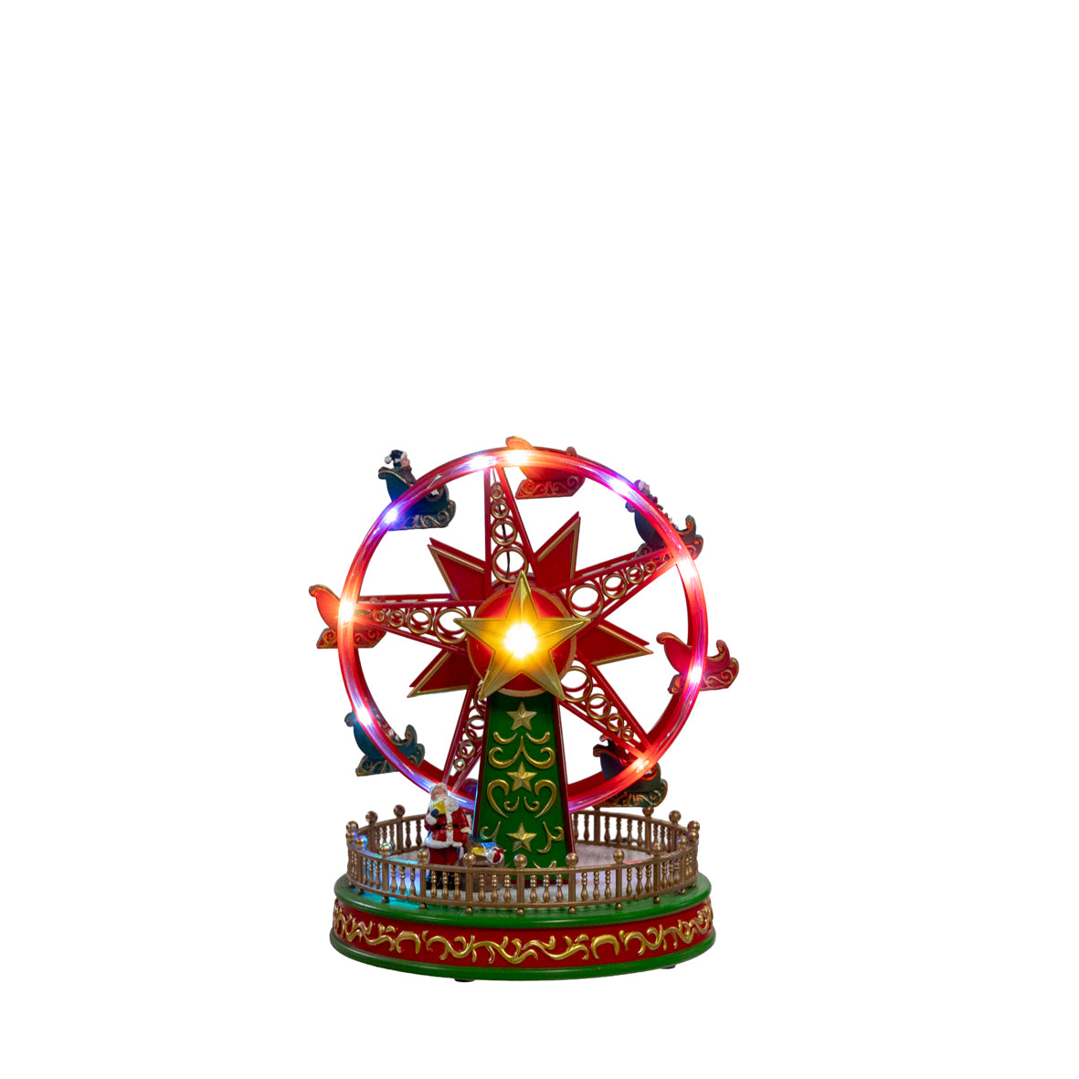Natal - Roda gigante c/ música LEDs