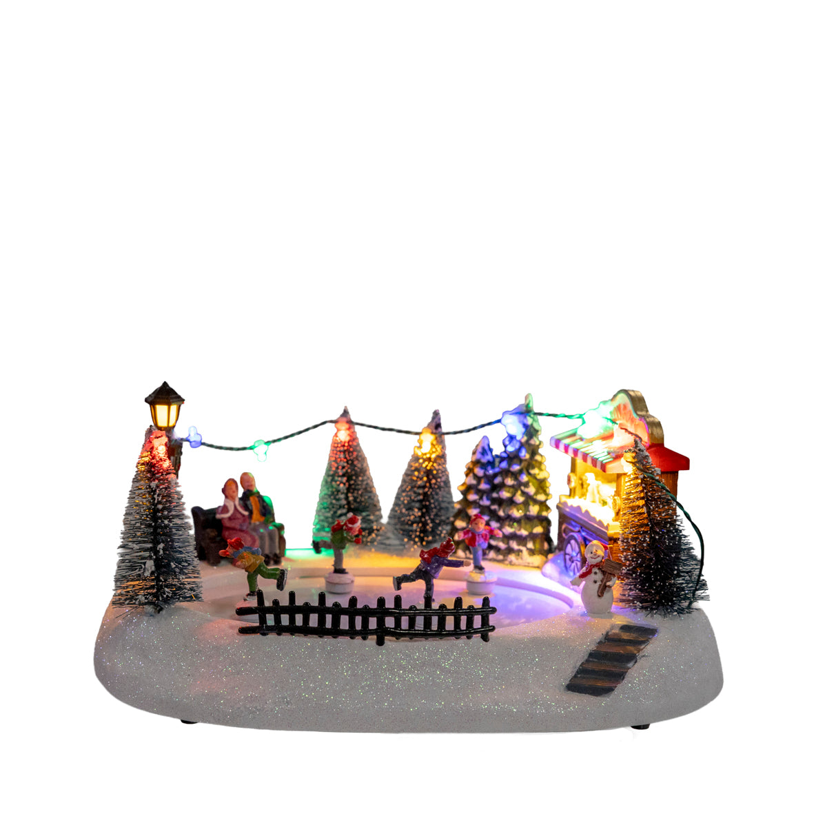 Natal - Pista de gelo c/ música LEDs