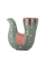 VASO TRUDY CERAMICA AZUL L19XH19XW7.5 CM