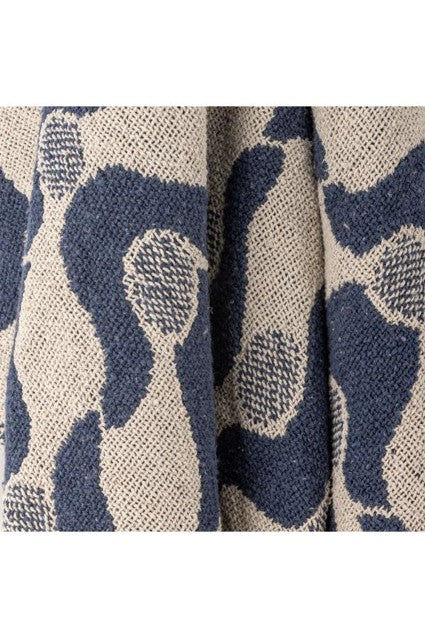 BLANKET SANTENA BLUE COTTON L 1.60XW130CM