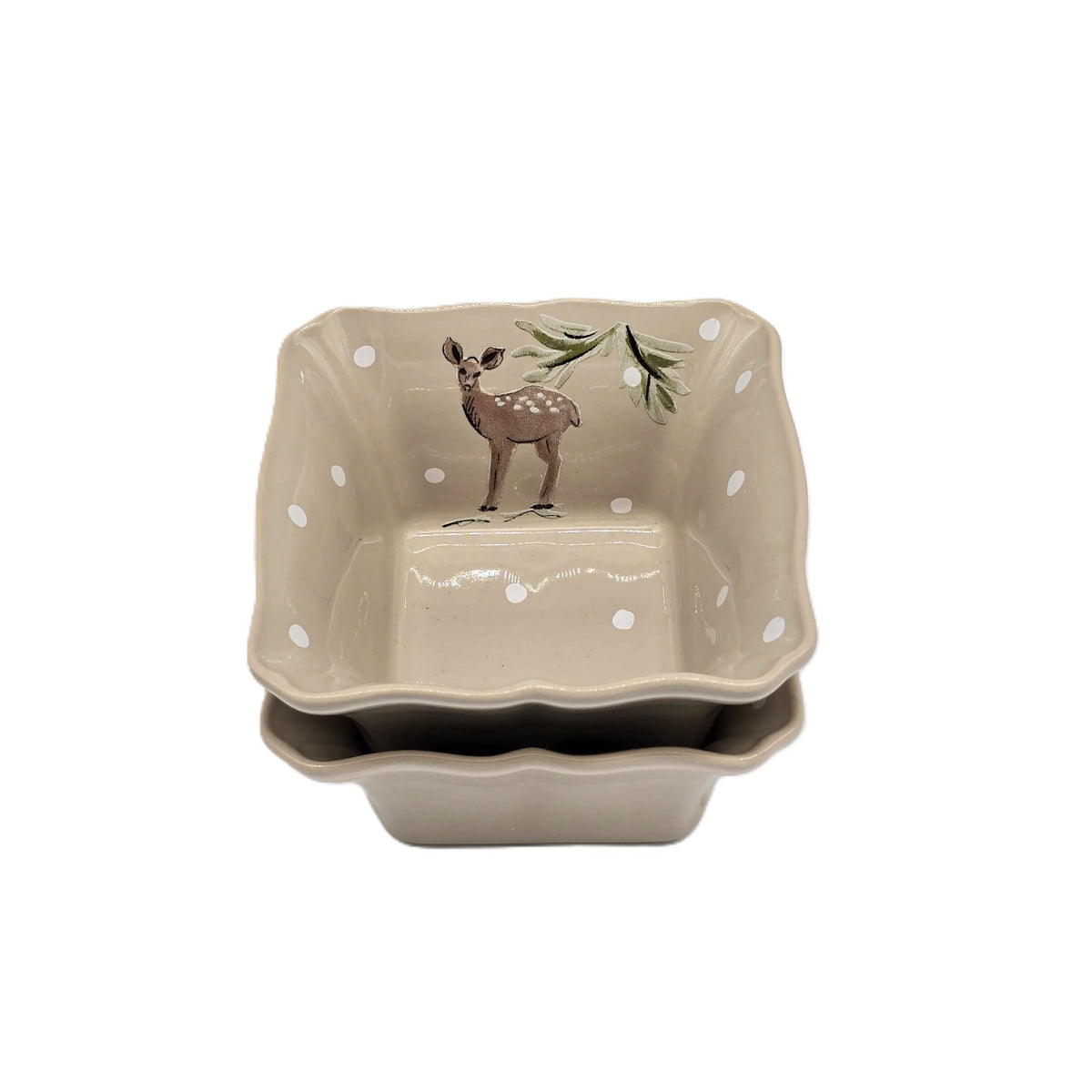 TAÇA COSTA NOVA NATAL 13X13 CM CERVO