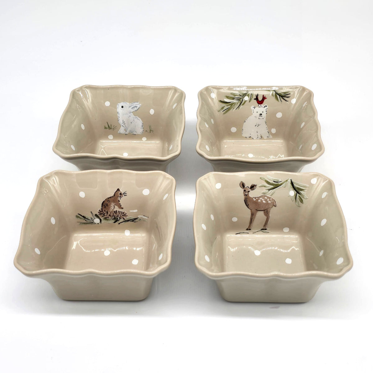 TAÇA COSTA NOVA NATAL 13X13 CM CERVO