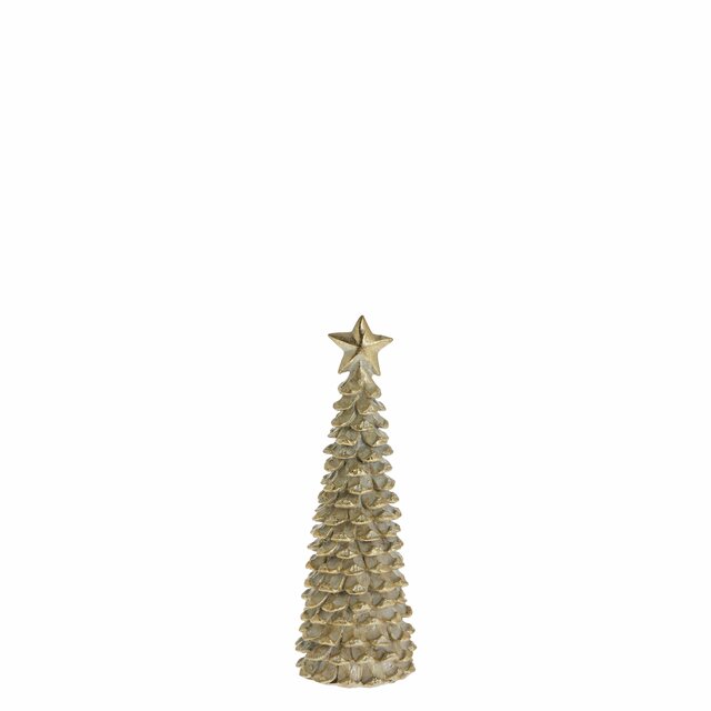 Árvore Serafina 6,5X6,5X19,5 cm. L. Ouro