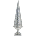 Árvore de decoração Semira 7,5X7,5X26,5 cm. Prata