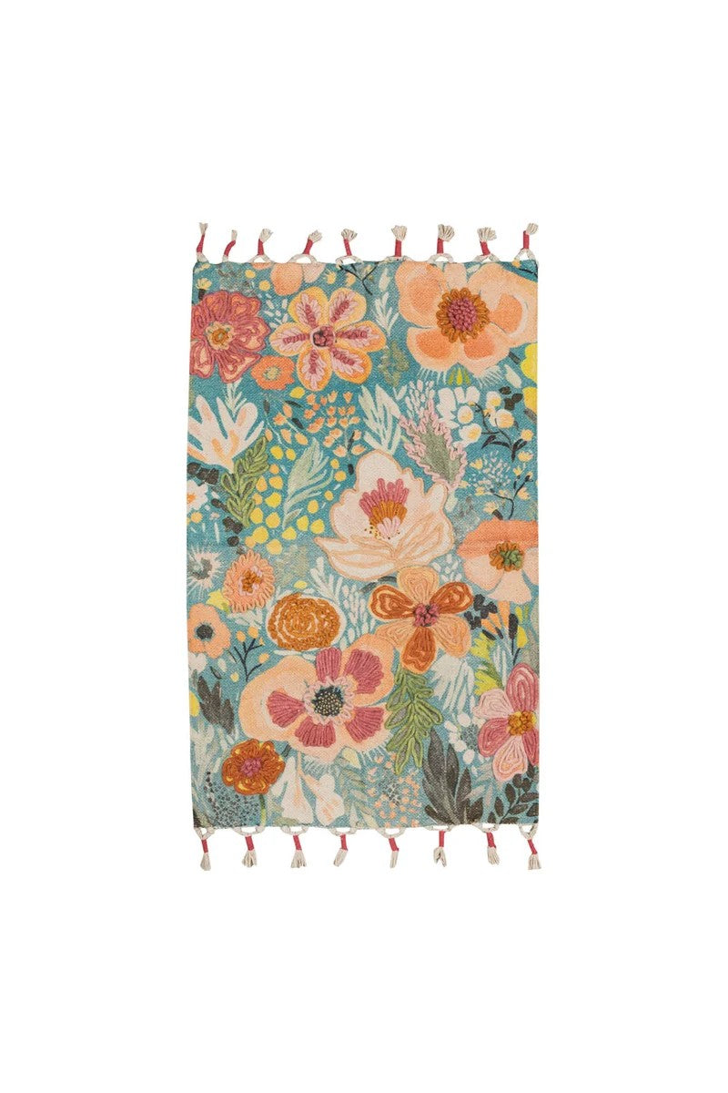 Tapete BOTANIC TWIST (colorido) 90 cm x 60 cm