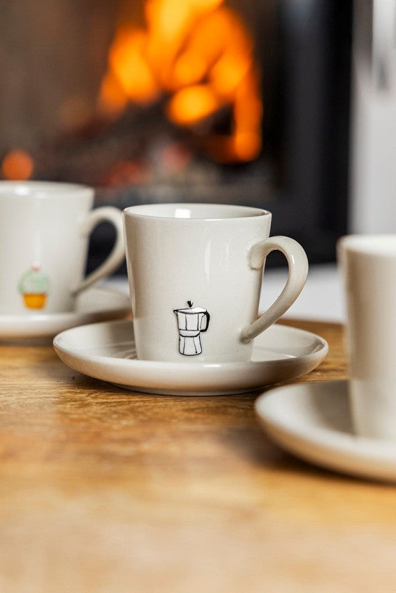 Espressotasse BRUNETTEA (mehrfarbig)