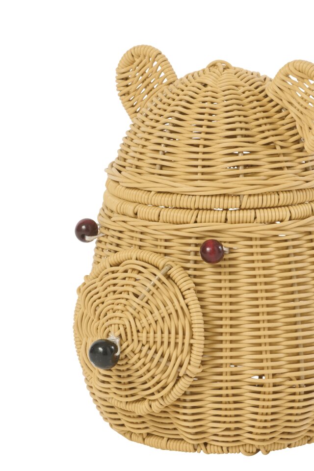 Cesta sintética natural para ursos