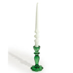 PORTA-VELAS CLASSICO VIDRO VERDE ESCURO