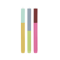 Conjunto de velas em bastão Palma' C/3