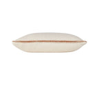 ALMOFADA SEGUIA BRANCO-CREME + CASTANHO 50X30