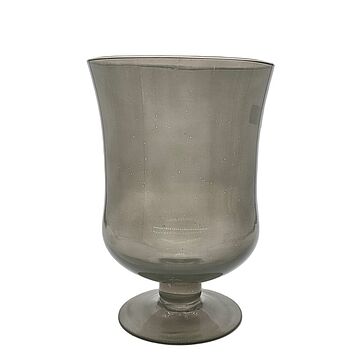 Vaso em vidro fumado
