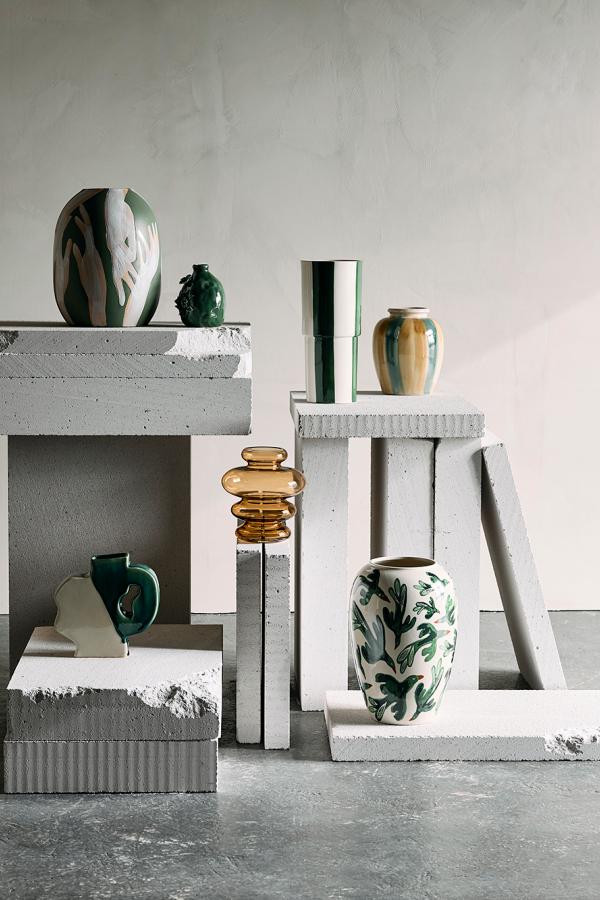 Vaso Birdliva, Multicolorido, em Grés