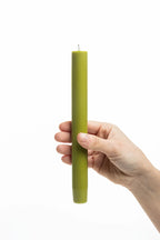 Velas Velas Taper GLUMI verde Conjunto de 4- 2,20 x 2,20 x 20,00 cm