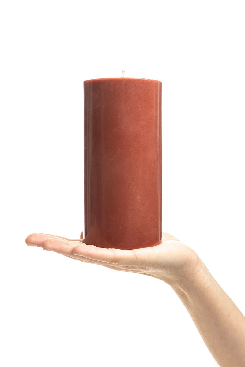 Vela de pillar premium com cera