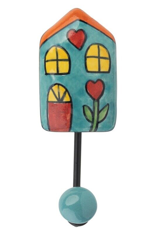 Gancho de parede CASAS FOFAS  12 x 6 cm