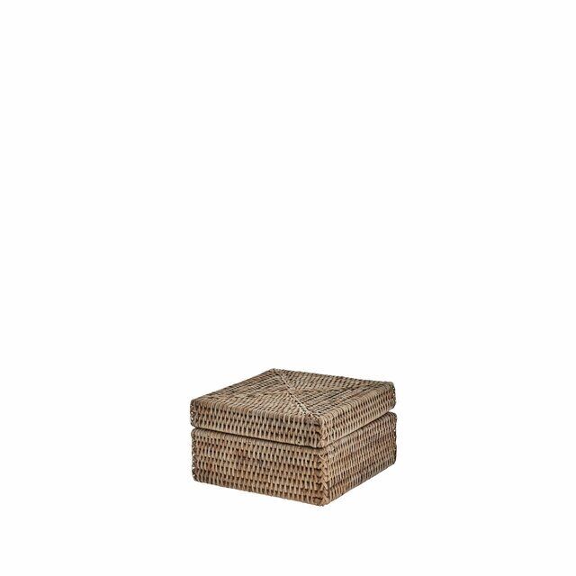 CAIXA BOX NATURAL 18X18X 10 CM