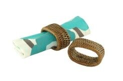 4 ANEIS DE GUARDANAPO RATTAN