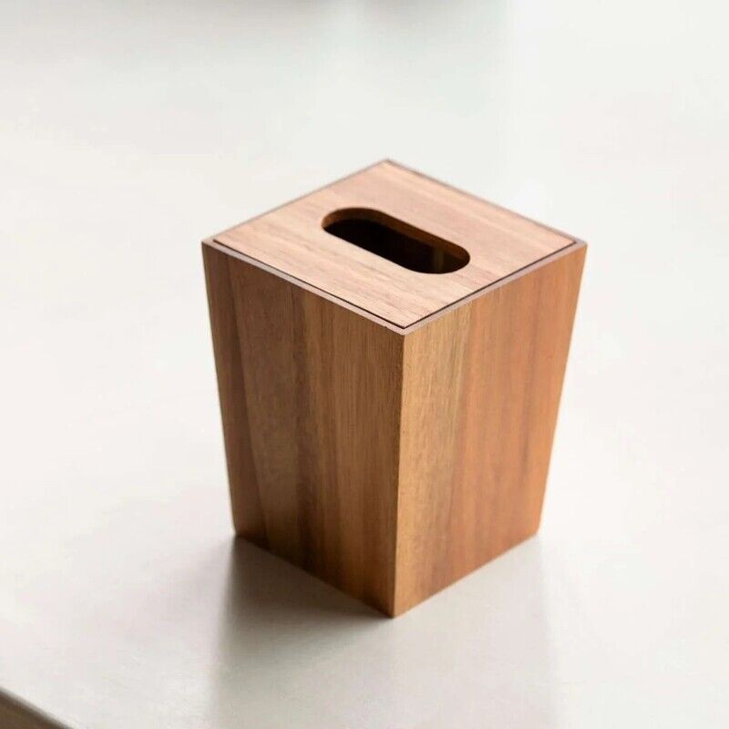 Lixeira de acácia 1,5L 13,5x13,5x16cm