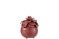 FLOR DECO CERAM ROSA (13.5x13.5x15cm)