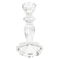 Suporte Velas Vidro Alto - Transparente