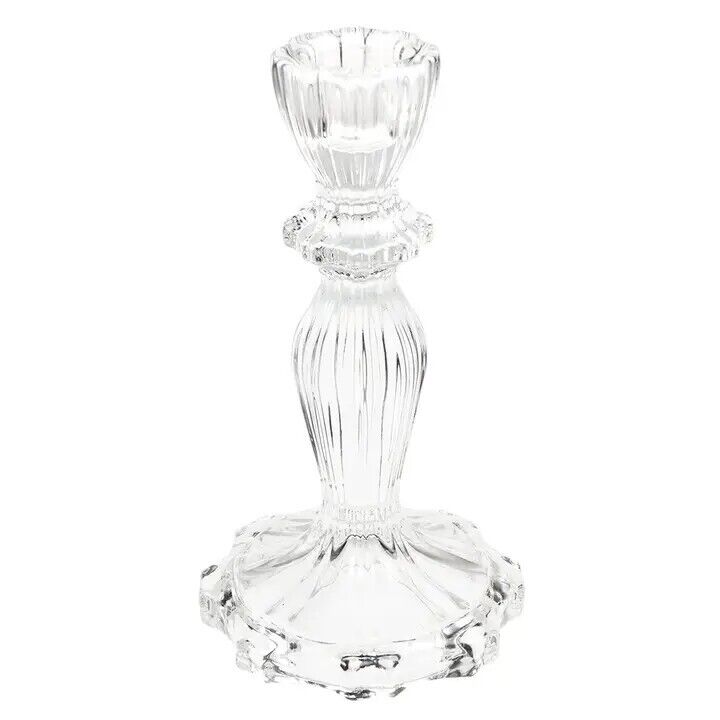 Suporte Velas Vidro Alto - Transparente