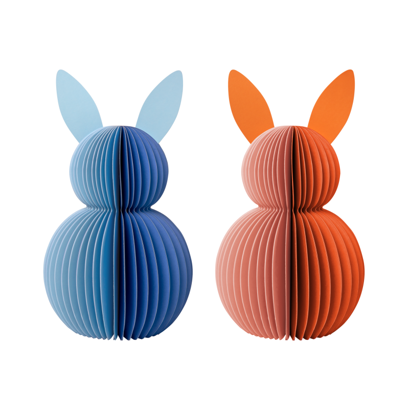 COELHOS DE PAPEL TULIPA, LARANJA
