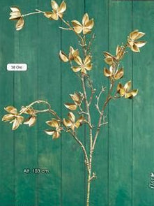 BUSH CORAL. 67 cm. Ouro.