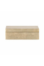 Nenon Box w/Lid, Gold, FSC®100%, MDF L15,5xH5xW11 cm