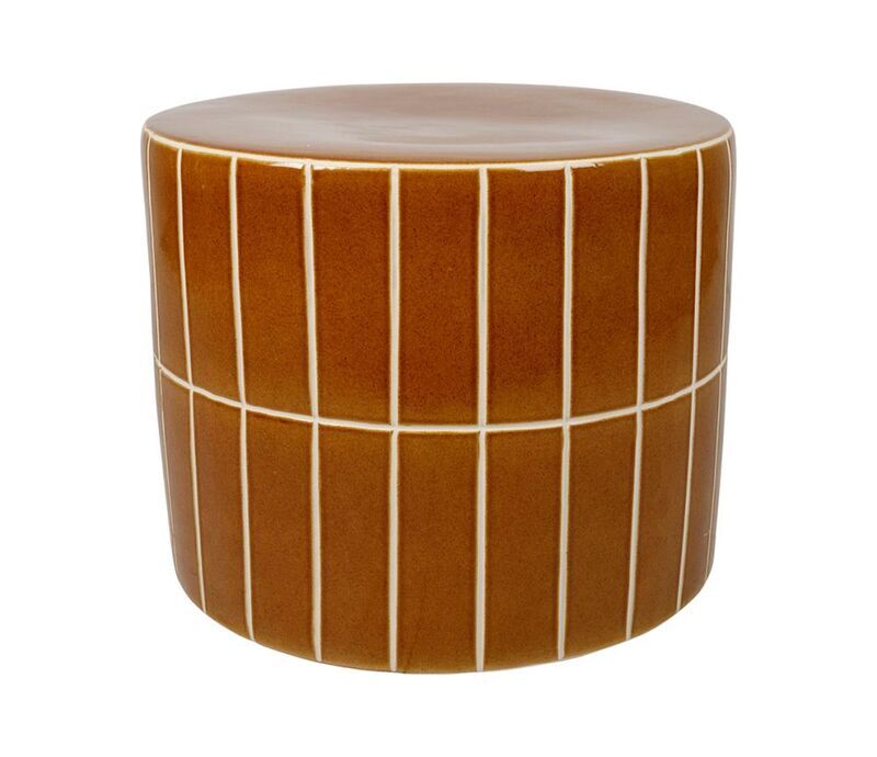 MESA DE CENTRO KAROZ AMARELO MOSTARDA D423XH34 CERÂMICA