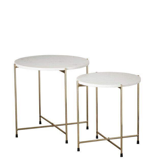 MESA LATERAL MAMILLA BRANCA 50 CM PQ