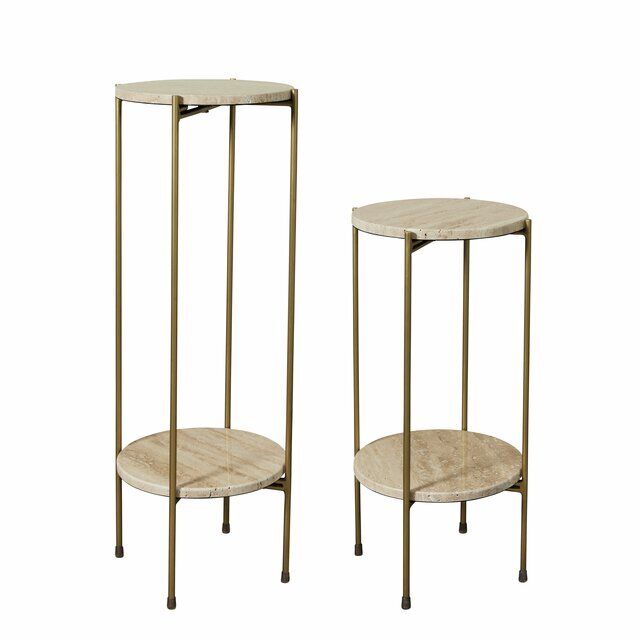 MESA DE PEDESTRAL TRAVILLE 27.5 X 27.5 CM