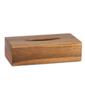 Acacia tissue box, 26 x 14 x 8 cm