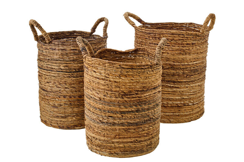 cesto de folha de bananeira natural GD