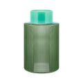 Vaso de Vidro com Sulco, Verde