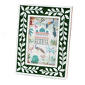 Moldura de resina (3,5" X 5,5") - Verde