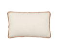 ALMOFADA SEGUIA BRANCO-CREME + CASTANHO 50X30