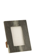 Small black/light gray marble frame