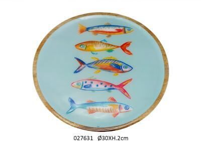 L PLATEAU GM SARDA 30 X H. 2.5 CM