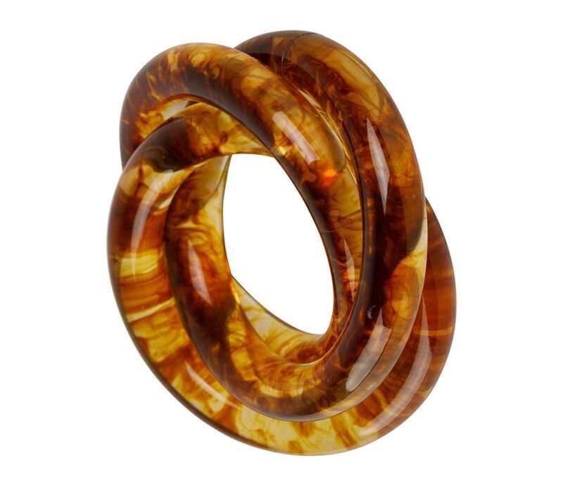 PORTA-GUARDANAPO ÂMBAR D3-9X8X3,5CM RESINA