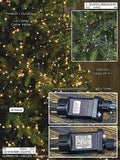 GUIRLANDA 1200 LED. Fio Verde. 24 mts.